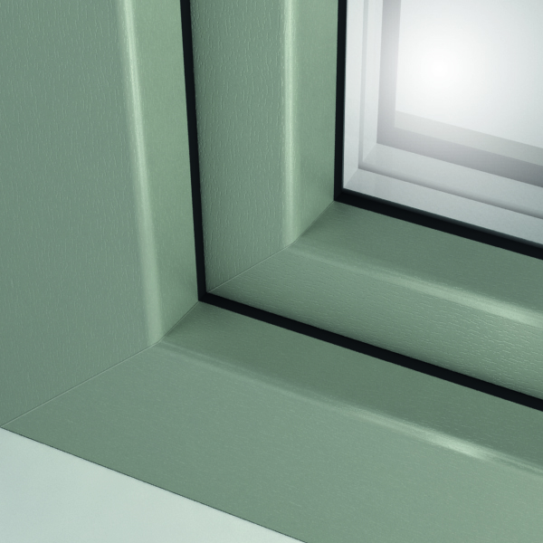 kolorystyka okien PCV, kolor okna betonowy szary 91
