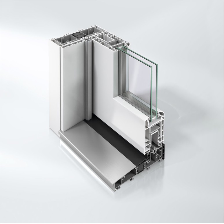 Okna energooszczędne Schuco HST EasySlide Premium